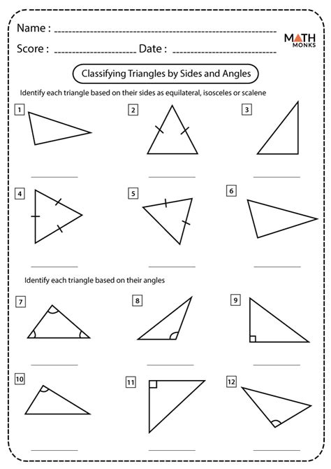 classifying triangles worksheet|classifying triangles worksheet gina wilson.